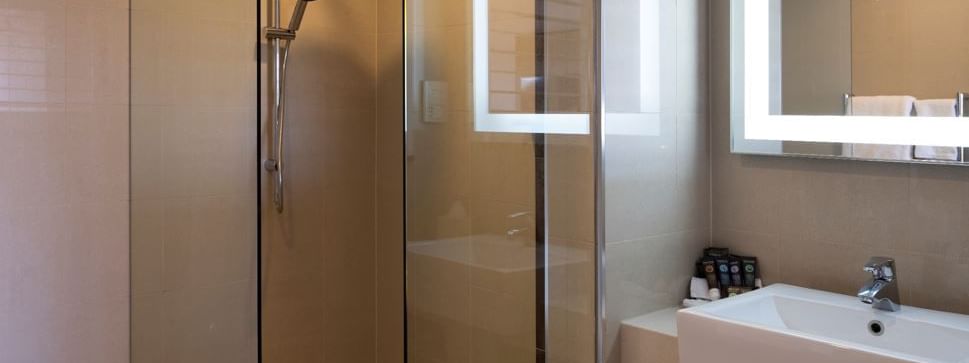 Interior view of the bathroom at Novotel Barossa Valley