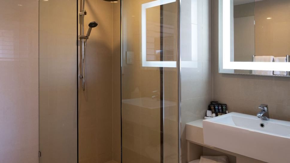 Interior view of the bathroom at Novotel Barossa Valley