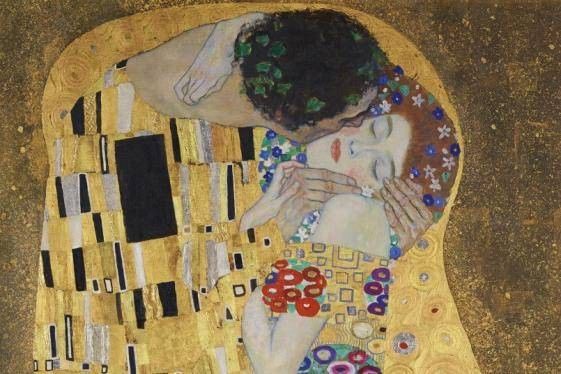 Gustav Klimt, Der Kuss (Liebespaar), 1908