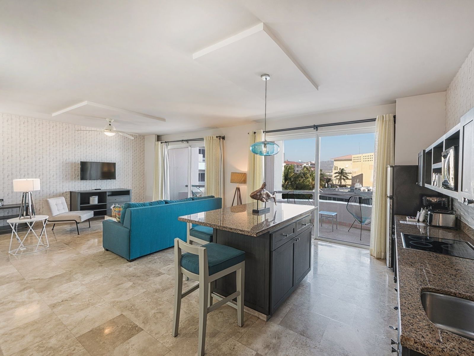 Living room in Two bedroom Luxury at Cabo Villas Beach Resort