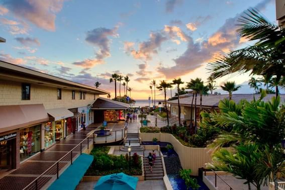 Aerial view of Ka'anapali Beach Hotel Hawaii