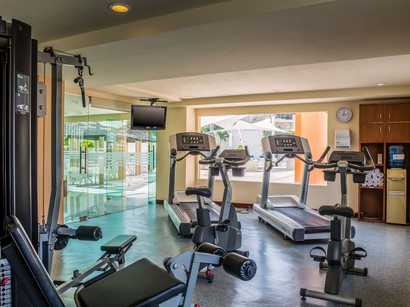 Fully equipped Gym wellness Center at Fiesta Inn Hotels