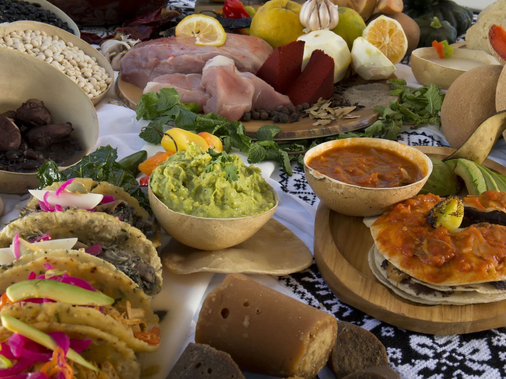 Close-up of Mexican breakfast served at Gamma Hotels