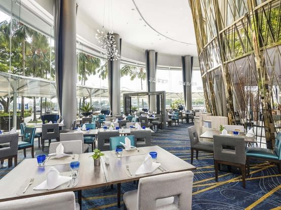 River Barge Restaurant interior at Chatrium Hotel & Residences