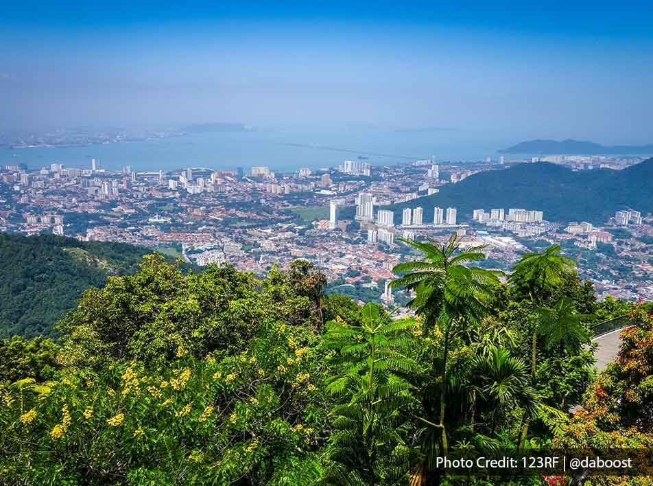 City View from Penang Hill - Lexis Suites Penang