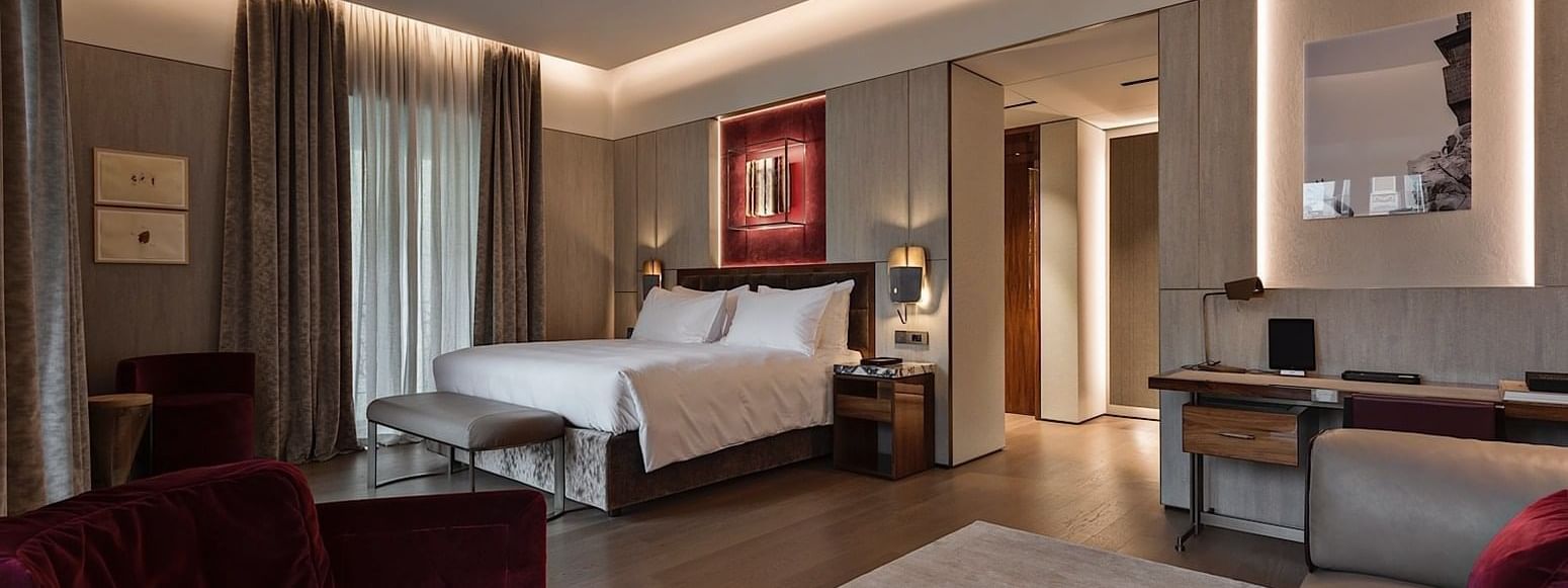 Palazzo Suite 1 with king bed at Fendi Private Suites