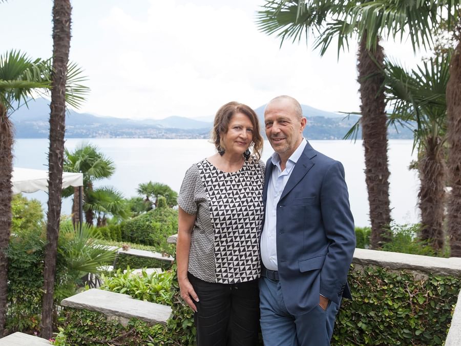 A couple in garden at Villa Margherita at The Original Hotels
