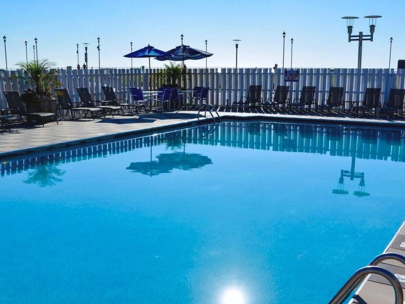 Pool Deck at the Berkeley Oceanfront Hotel