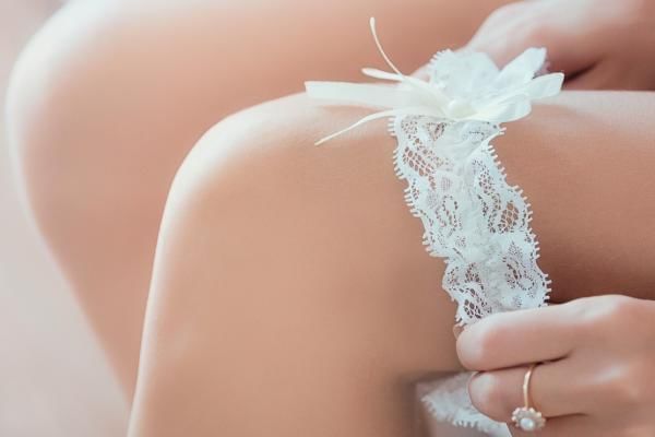 Wedding garter a traditional bridal accessory 