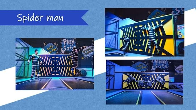 A collage of activities in X Park near Sunway Hotel Big Box