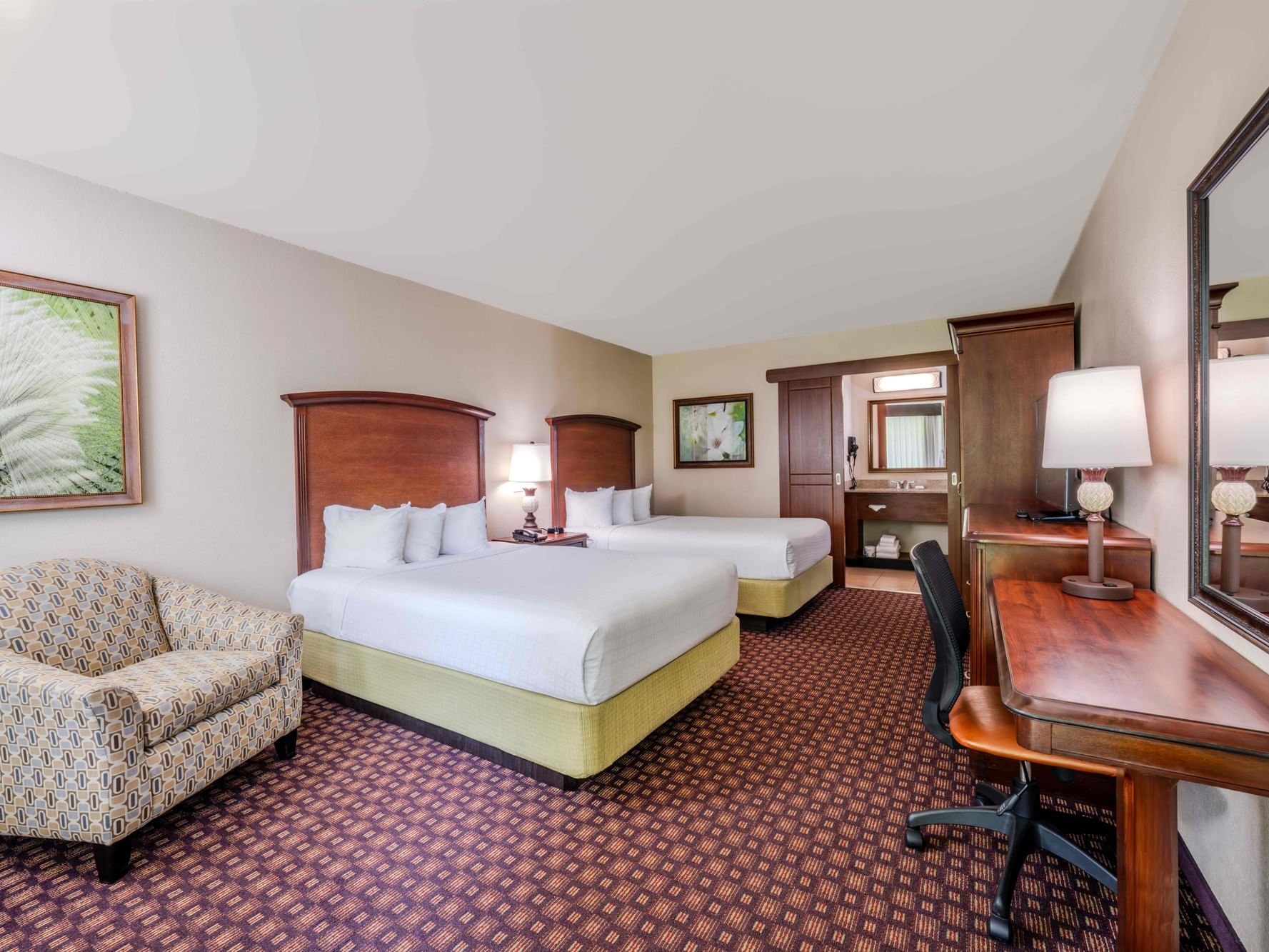 Deluxe Double Room with Two Double Beds at Rosen Inn International, Orlando.