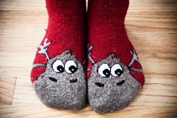 Funny reindeer socks a perfect Christmas Stocking Filler Idea for men