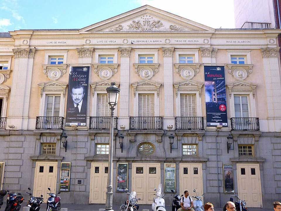 Barrio de las Letras de Madrid Teatro Español