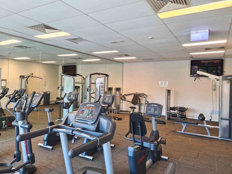 gym at mercure kooindah waters on the Central Coast 4 star accommodation