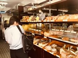 Food displayed in Lord Stow's Bakery near Grand Coloane Resort