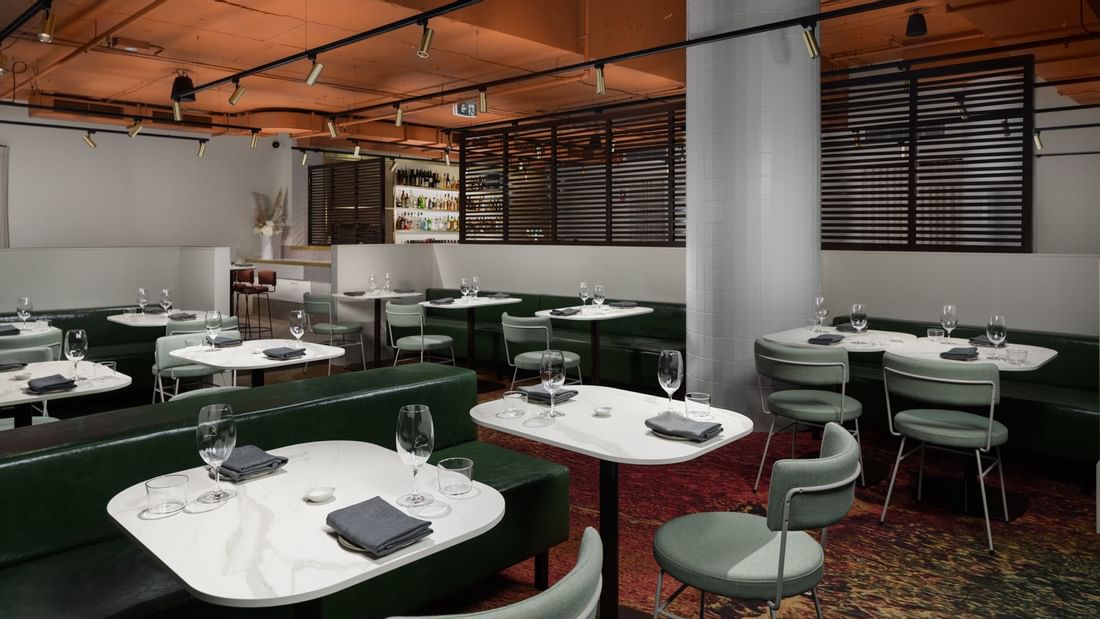 Interior of Eva's Restaurant & Bar at Pullman Melbourne City