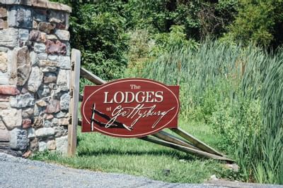 Sign for the Lodges at Gettysburg.