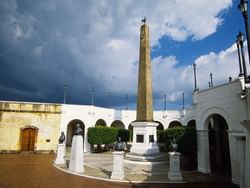 Plaza Francia monument near Central Hotel Panama