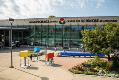 Front view of the Ontario Science Centre