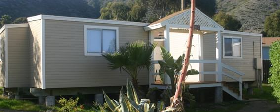 Exterior view of a cabin in Catalina Island Company