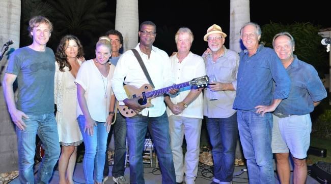 Group of people posing, picture at The Somerset On Grace Bay