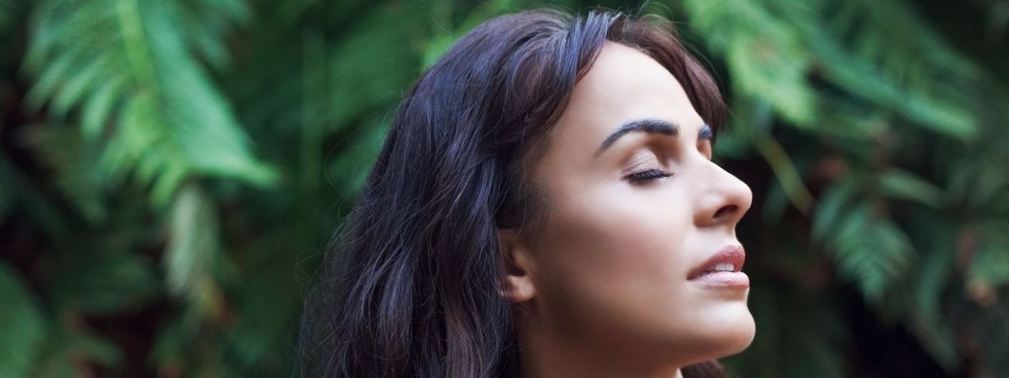 Portrait of lady enjoying nature at Pullman Port Douglas