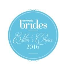 Logo of Her World Brides Awards 2016 at One Farrer Hotel