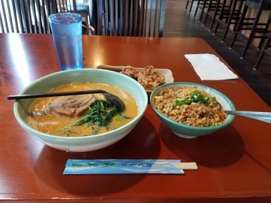 Exquisite dish served on a table in Goma Tei Ramen near Waikiki Resort Hotel