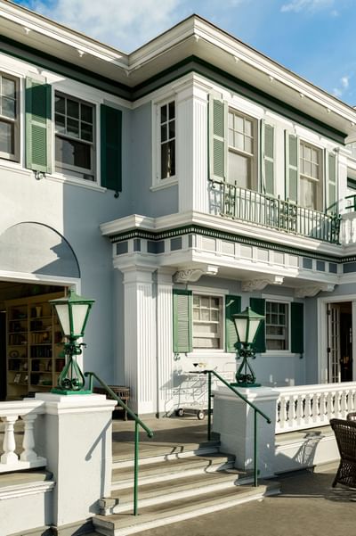 Exterior view of Mt Ada, one of the luxury hotels on Catalina Island