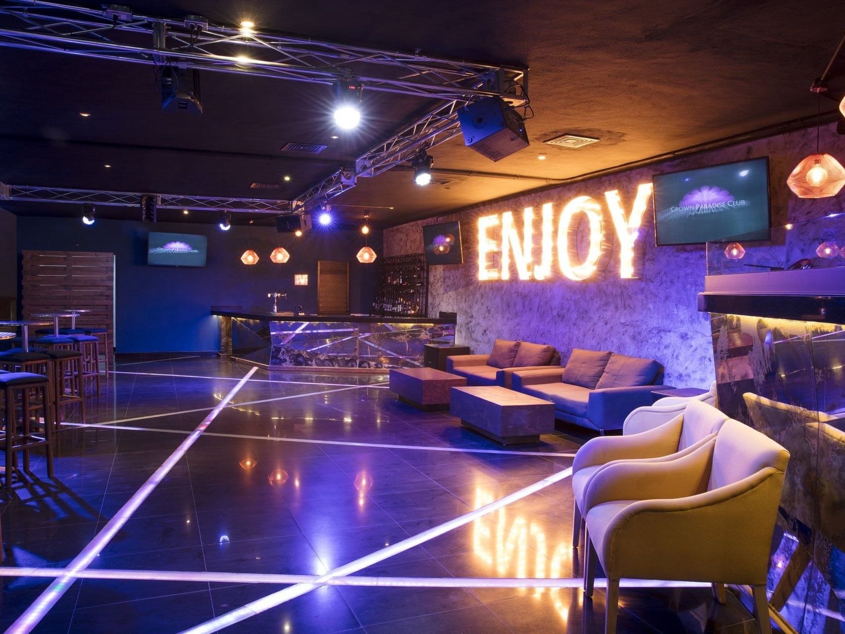 Lounge In Nitro Club At Crown Paradise Club All Inclusive
