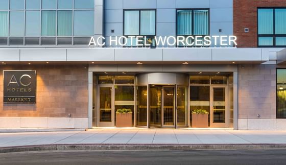 exterior of ac hotel worcester