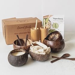 Coconut bowls display at Legacy Vacation Resorts