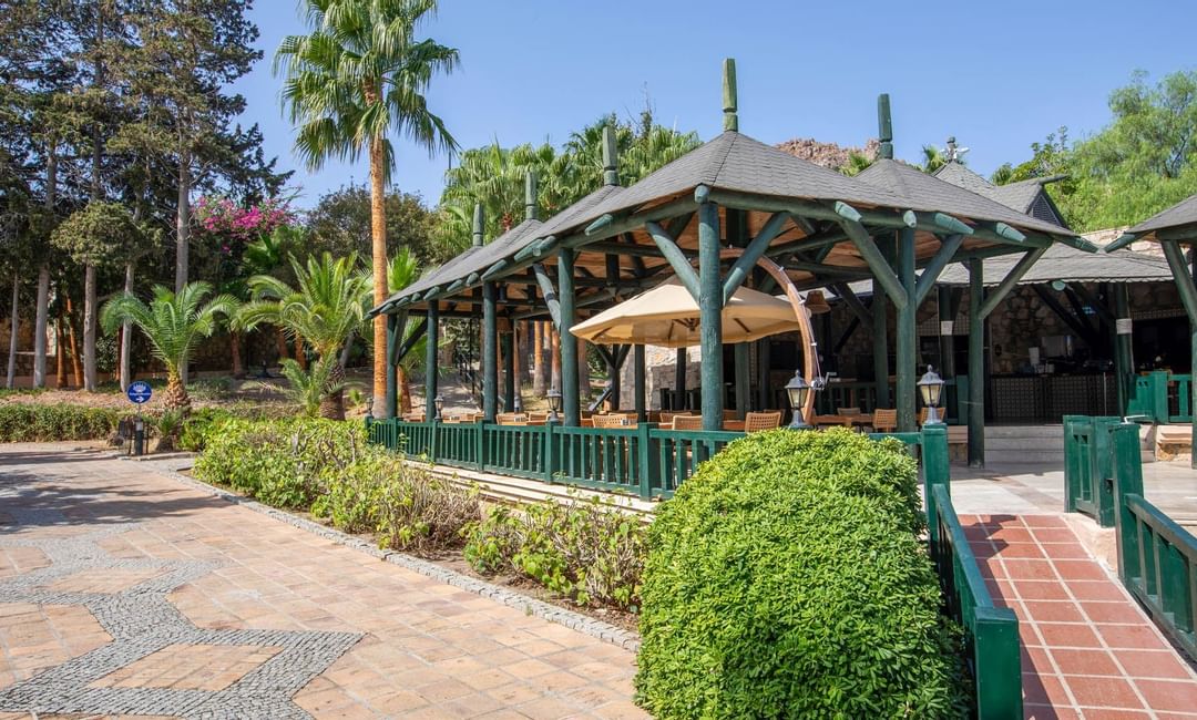 An Exterior view of Oyster Restaurant at Bodrum Imperial