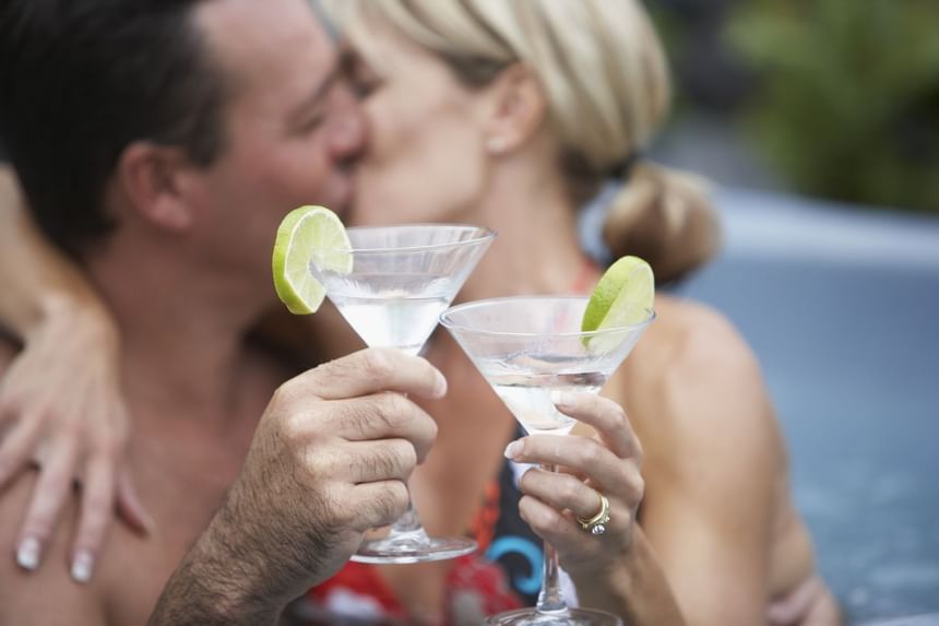 Couple kissing
