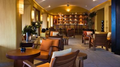 Dining area interior of Terrace Bar at Cala de Mar