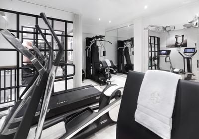 Fitness center at Patrick Hellman Schlosshotel