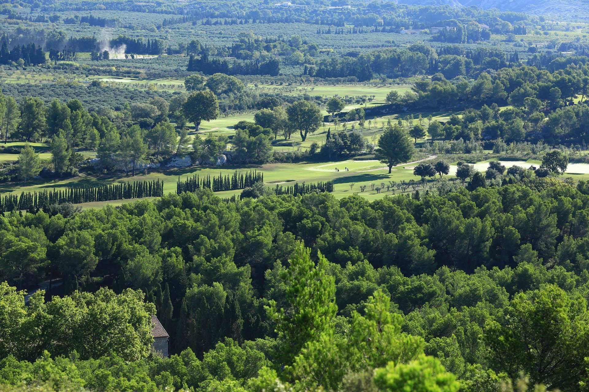 Aerial View near Domaine de Manville