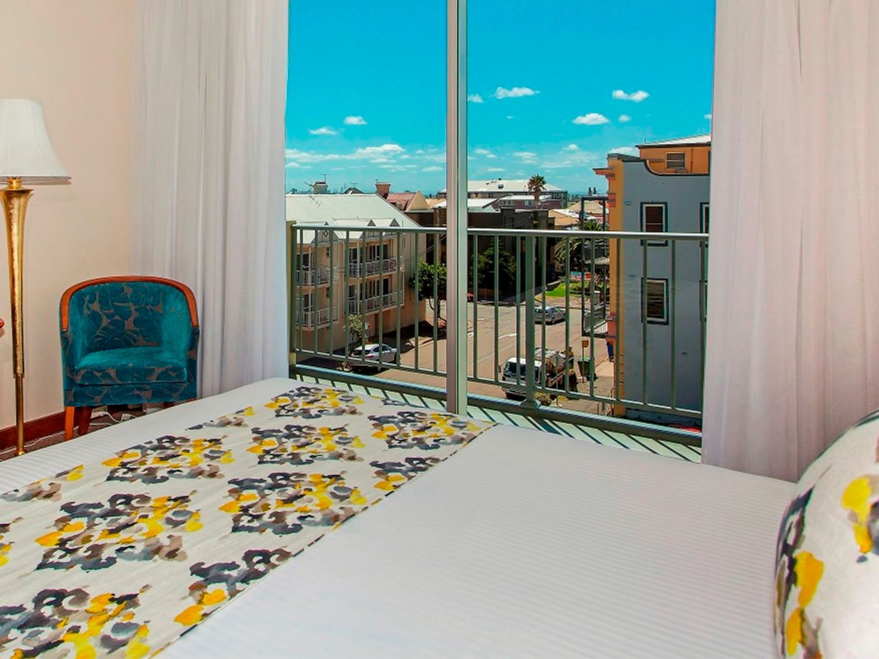 Hotel room with city view at Noah’s on the beach