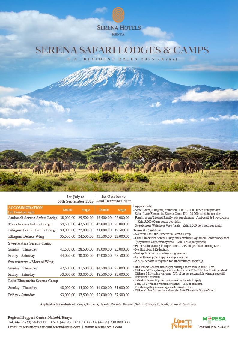 East Africa Resident Offer 