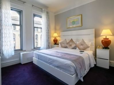 Interior of Standard King Room at Congress Plaza Hotel