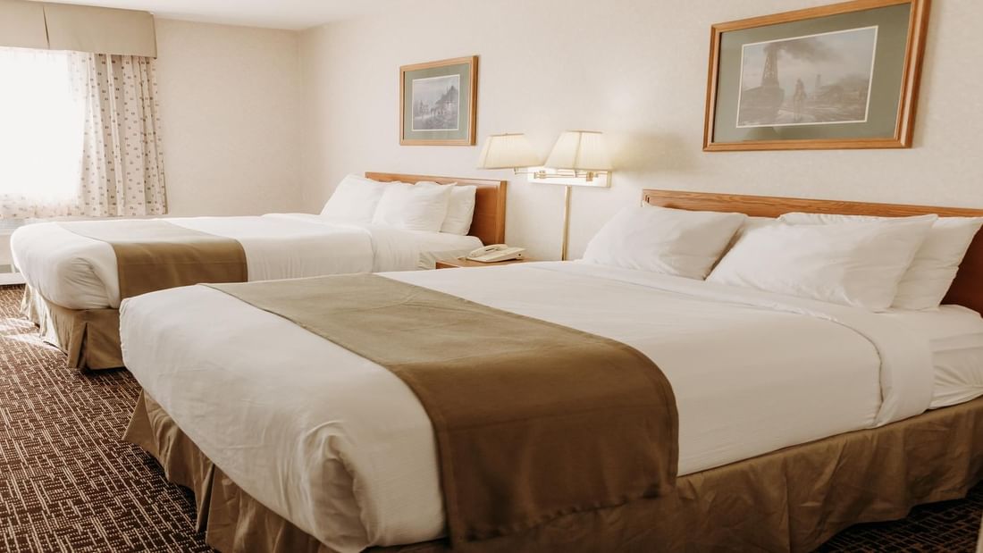 Coast Premium Two Kings with Limited Kitchenette guest room at Coast Fort St. John Hotel