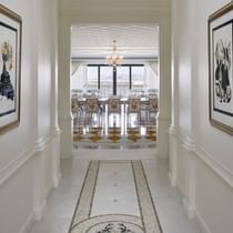 Hallway of 4-bedroom residence at Palazzo Versace Dubai