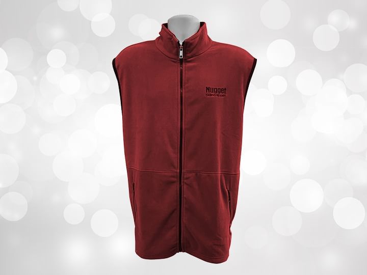 Wine Colored Fleece Vest