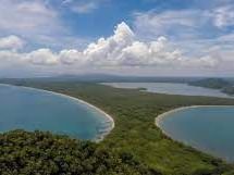 Aerial view of Jeanette Kawas National Park near Indura Resort