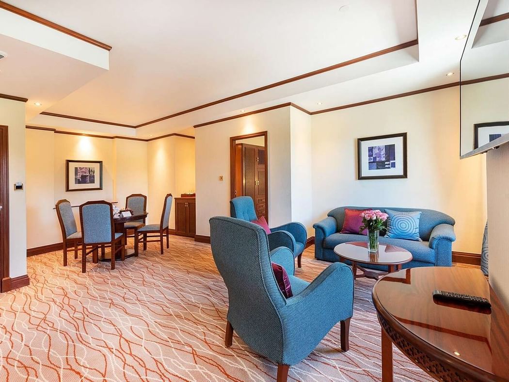 Interior of Lounge in Business Suite at Nairobi Serena Hotel