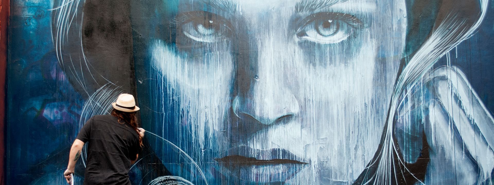 Brisbane's only street-art hotel with murals is The Constance Hotel in the Fortitude Valley