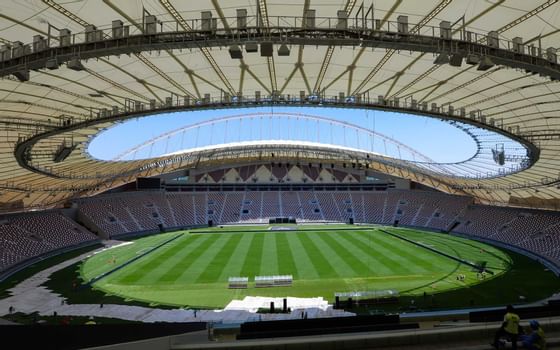 Stadium near Al Aziziyah Boutique Hotel Doha