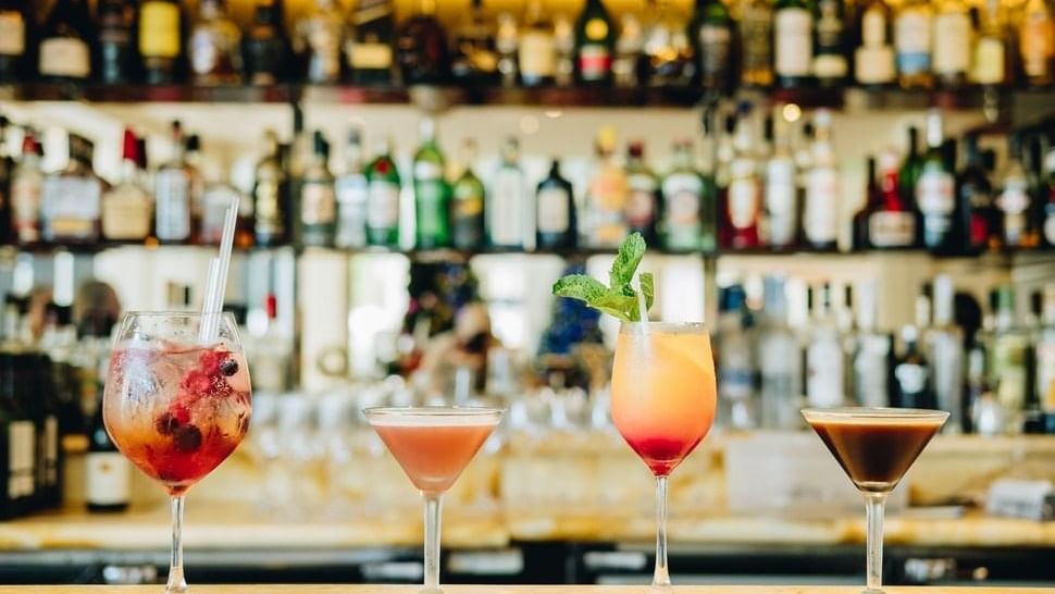 Cocktails served in Le Jardin Restaurant at Imperial Gold Coast