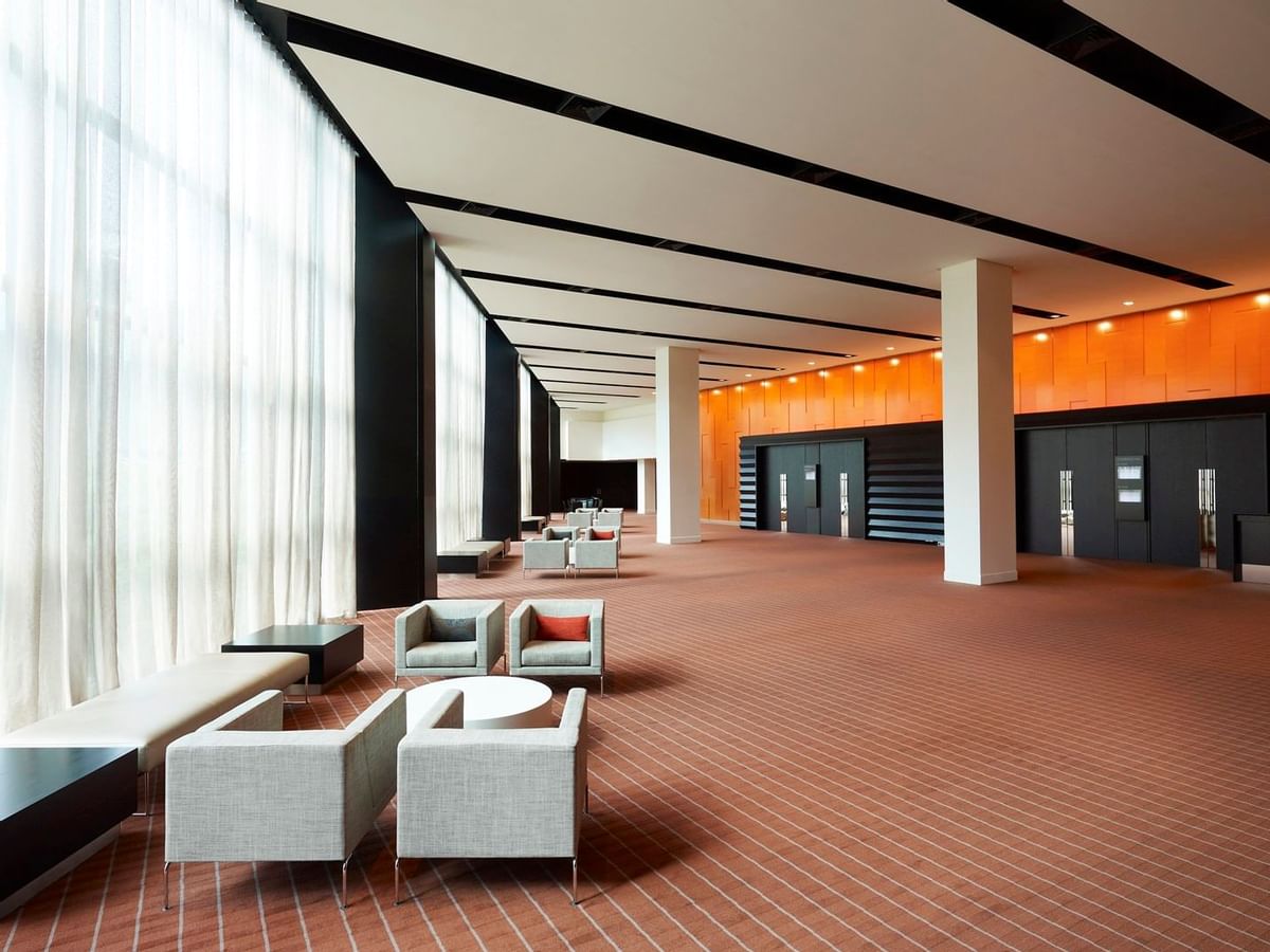 Seating area in Crown Conference Centre at Crown Melbourne