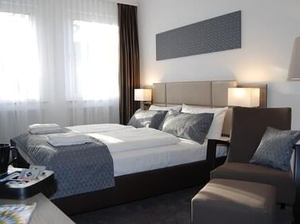 Additional bed in a room at Rheinland Hotel Kollektion